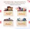 10 pcs 8.3 x 4.7 Blank DIY Craft Bag Canvas Pencil Case Blank Makeup Bags- Canvas Pencil Pouch Bulk Canvas Cosmetic Bag Multi-Purpose Travel Toiletry Bag Canvas Zipper Pouch